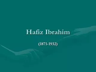 Hafiz Ibrahim