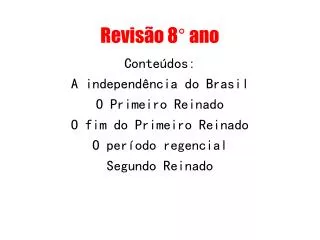 revis o 8 ano