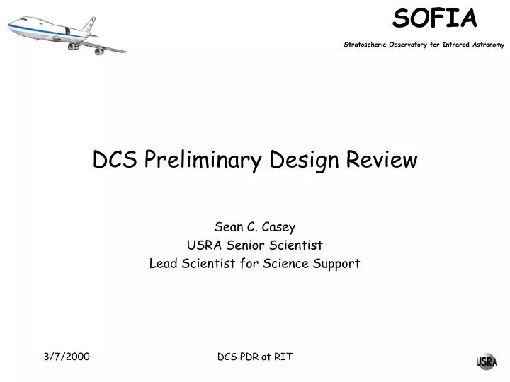 dcs preliminary design review