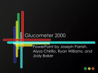 Glucometer 2000