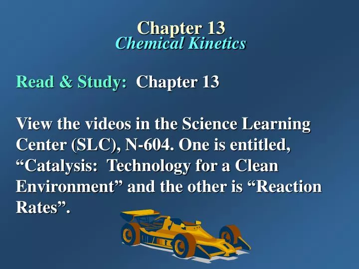 chapter 13 chemical kinetics