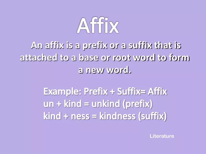 affix
