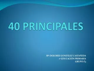 40 principales