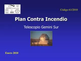 plan contra incendio