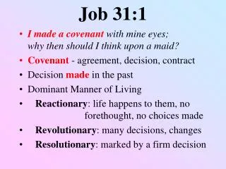 Job 31:1