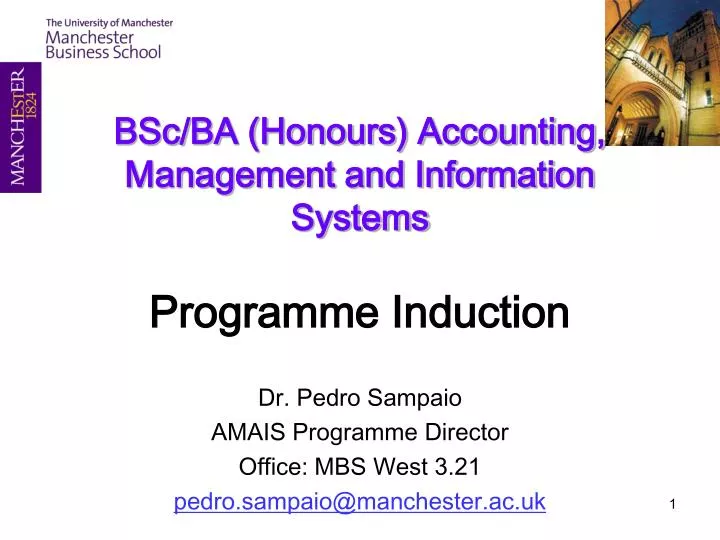 bsc ba honours accounting management and information systems
