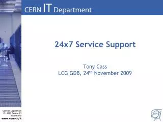 24x7 Service Support