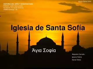 iglesia de santa sof a