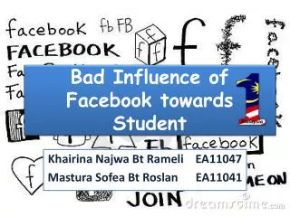 Bad Influence of Facebook towards Student