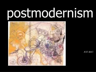 postmodernism AVI 4M1
