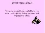 affect versus effect - slide 1