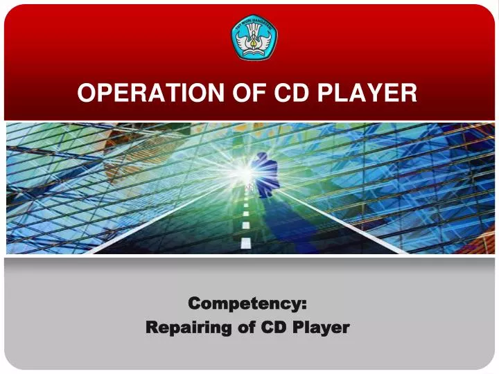 operation of cd player