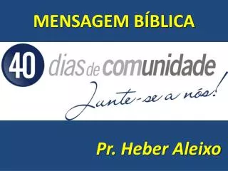 mensagem b blica