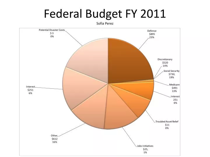 federal budget fy 2011 sofia perez