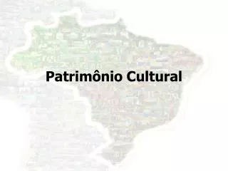 patrim nio cultural