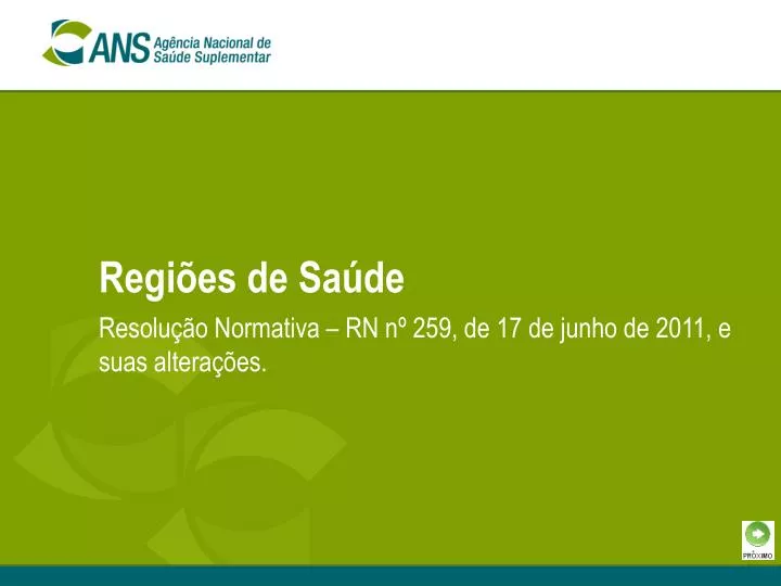 resolu o normativa rn n 259 de 17 de junho de 2011 e suas altera es