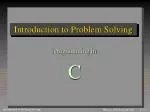 PPT - Introduction to Problem Solving PowerPoint Presentation, free ...
