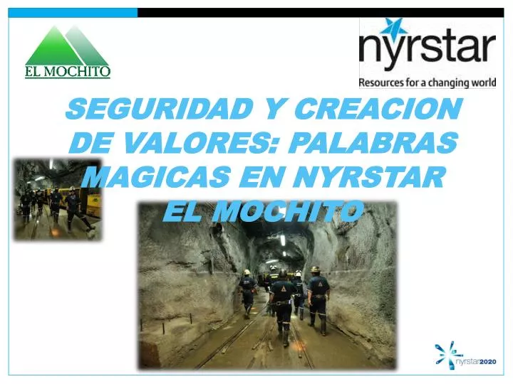 Ppt Seguridad Y Creacion De Valores Palabras Magicas En Nyrstar El Mochito Powerpoint 1554