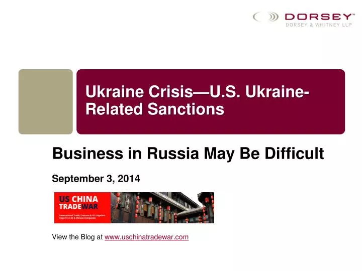 ukraine crisis u s ukraine related sanctions