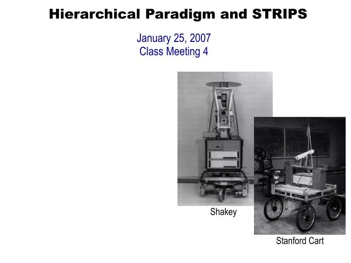 hierarchical paradigm and strips