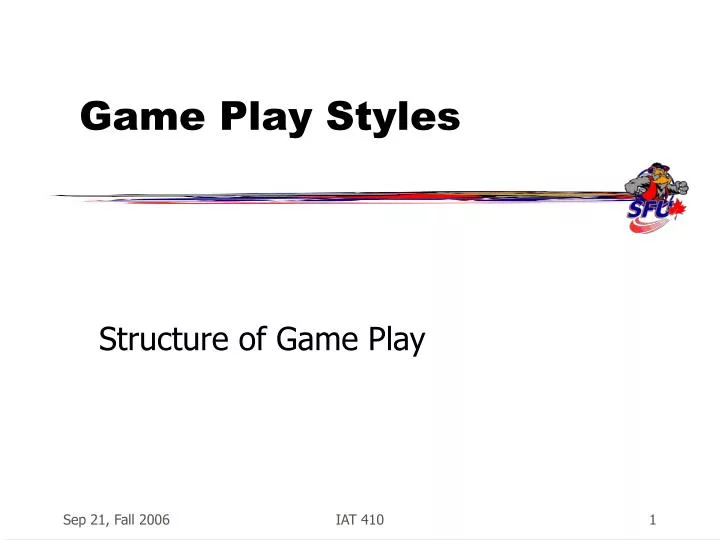 game play styles