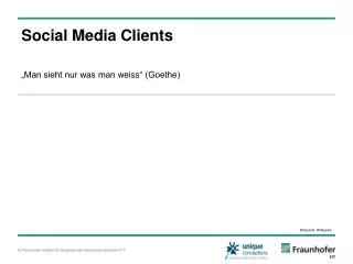 Social Media Clients