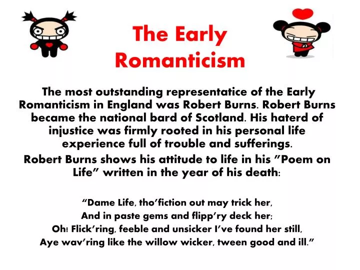 the early romanticism