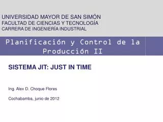planificaci n y control de la producci n ii
