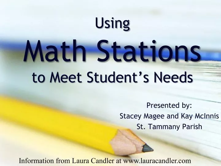 using math stations to meet student s needs