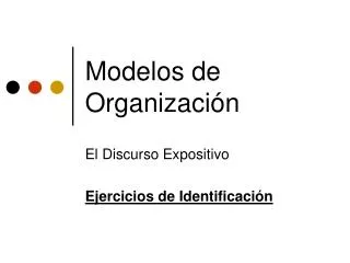 modelos de organizaci n