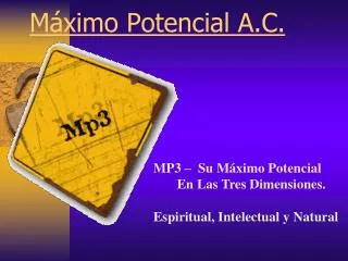 m ximo potencial a c
