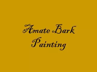 Amate Bark Painting