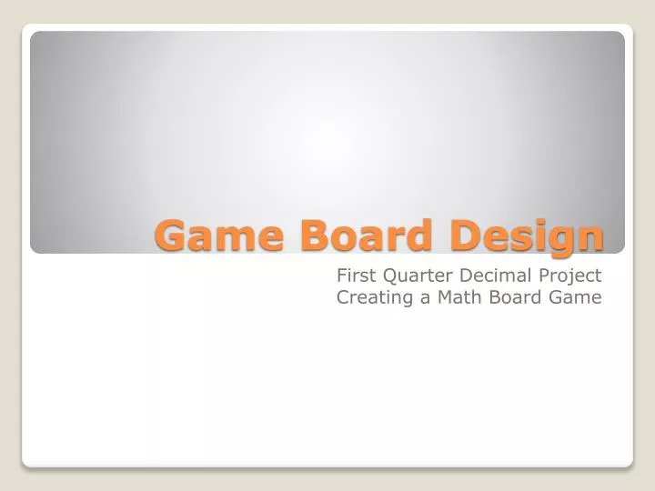 game board design