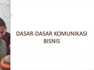 dasar dasar komunikasi bisnis