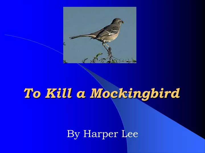 to kill a mockingbird