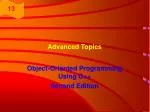 Advanced Topics - slide 1