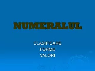 numeralul