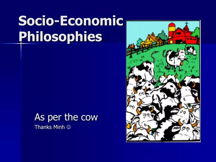 socio economic philosophies
