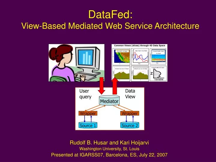 datafed view based mediated web service architecture