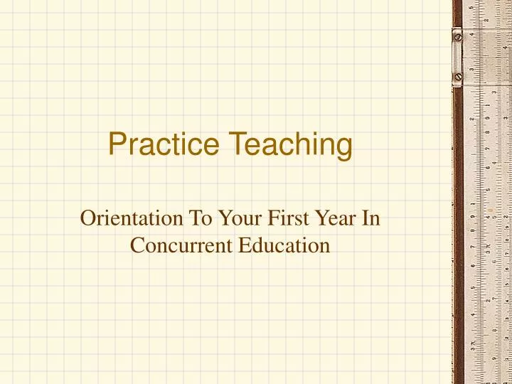 practice teaching
