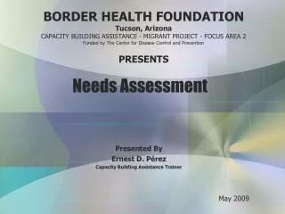 Needs Assessment