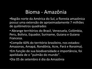 bioma amaz nia
