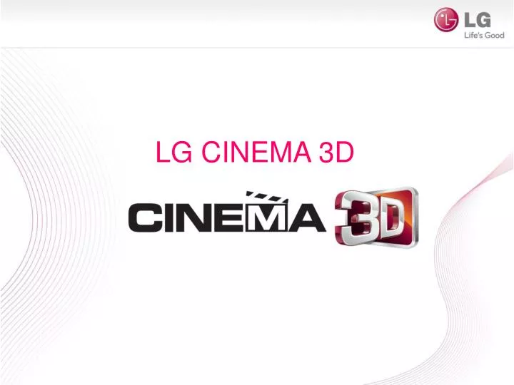 lg cinema 3d