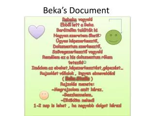 beka s document