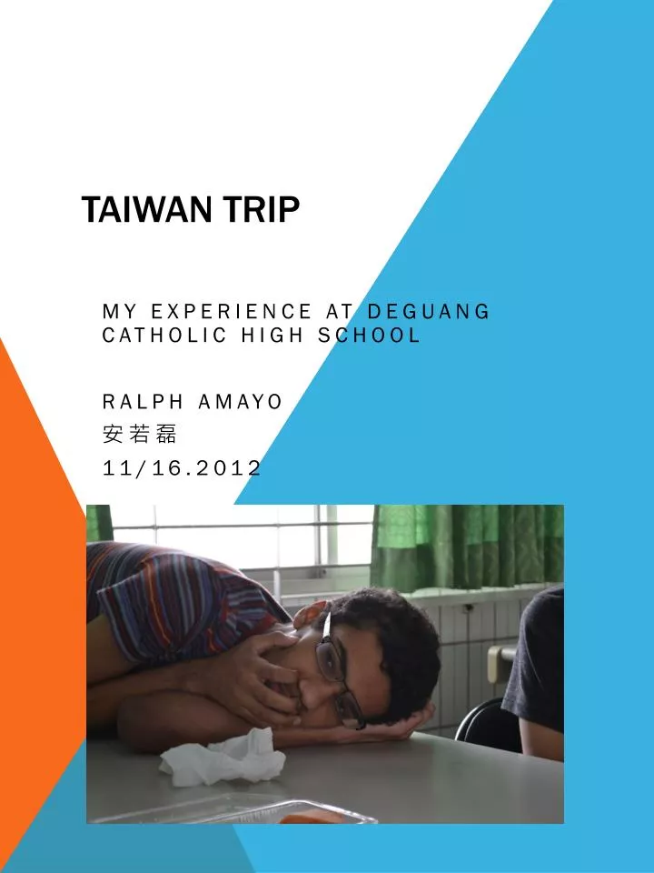 taiwan trip