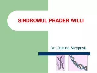 sindromul prader willi