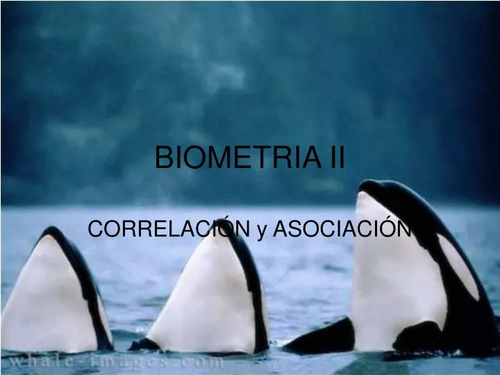 biometria ii