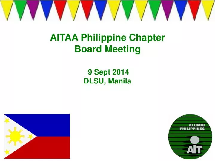 aitaa philippine chapter board meeting 9 sept 2014 dlsu manila