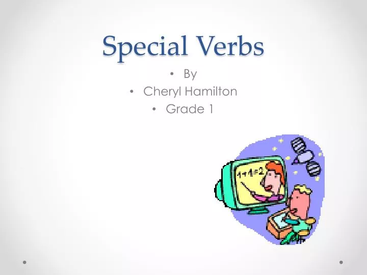 special verbs