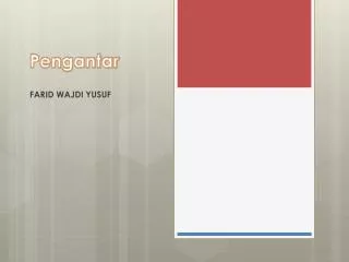 pengantar